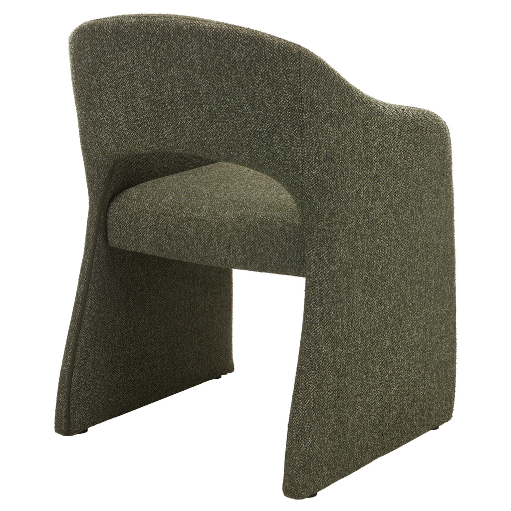 Fabric Verona Dining Chair - Twill Green (Set of 2)