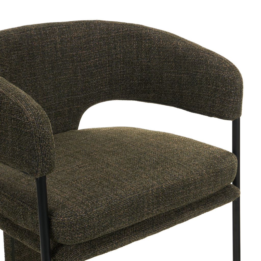 Fabric Verona Dining Chair - Kaitoke Green (Set of 2)