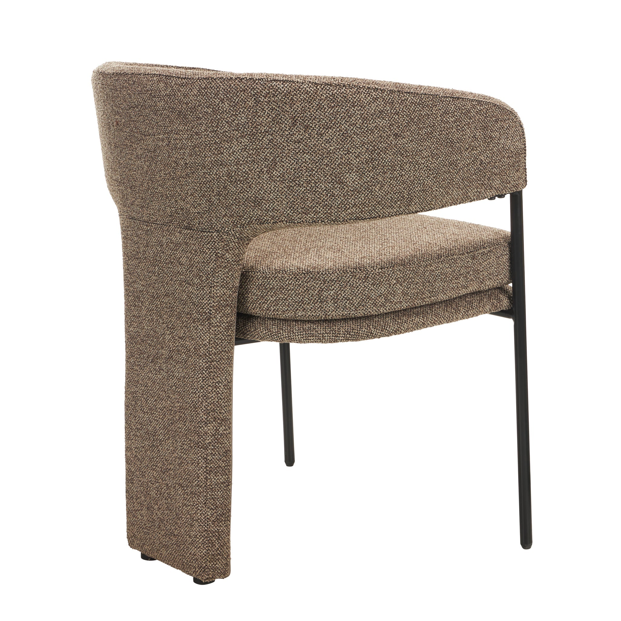 Fabric Verona Dining Chair - Cobble Chocolate (Set of 2)
