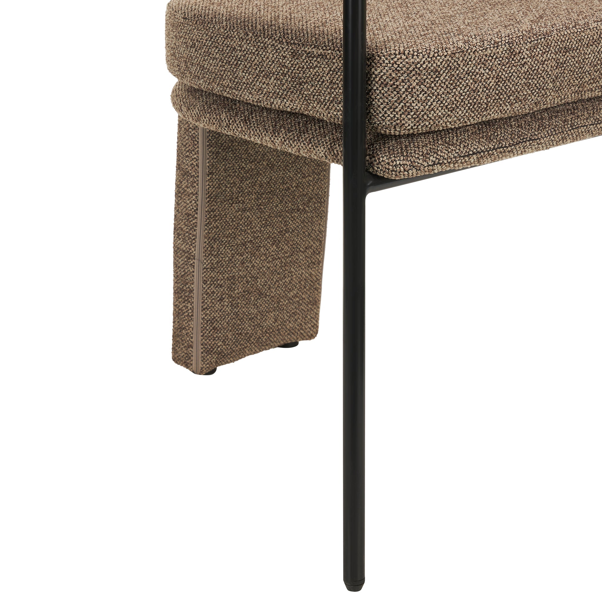 Fabric Verona Dining Chair - Cobble Chocolate (Set of 2)