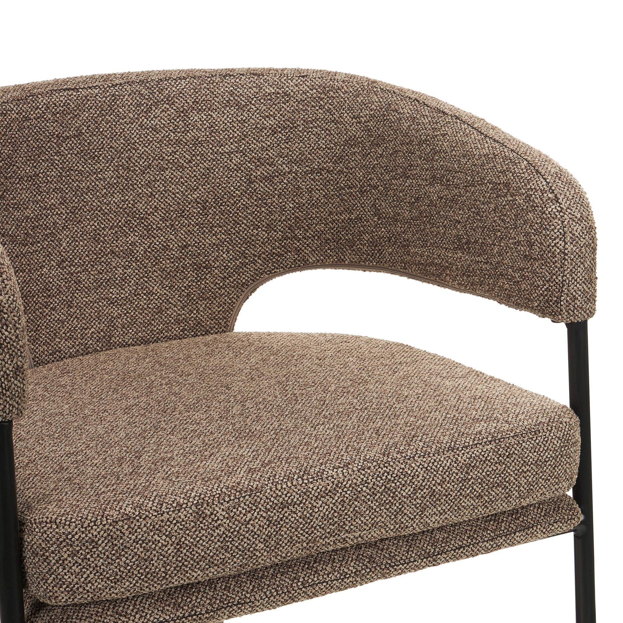 Fabric Verona Dining Chair - Cobble Chocolate (Set of 2)