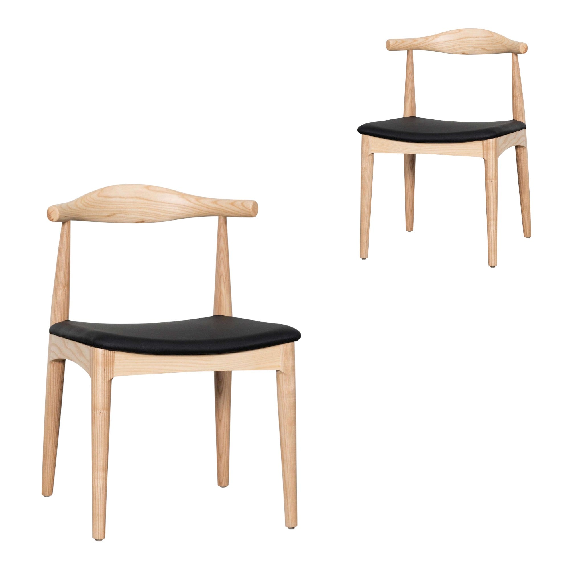 Elbow Verona Dining Chair - Natural Ash (Set of 2)