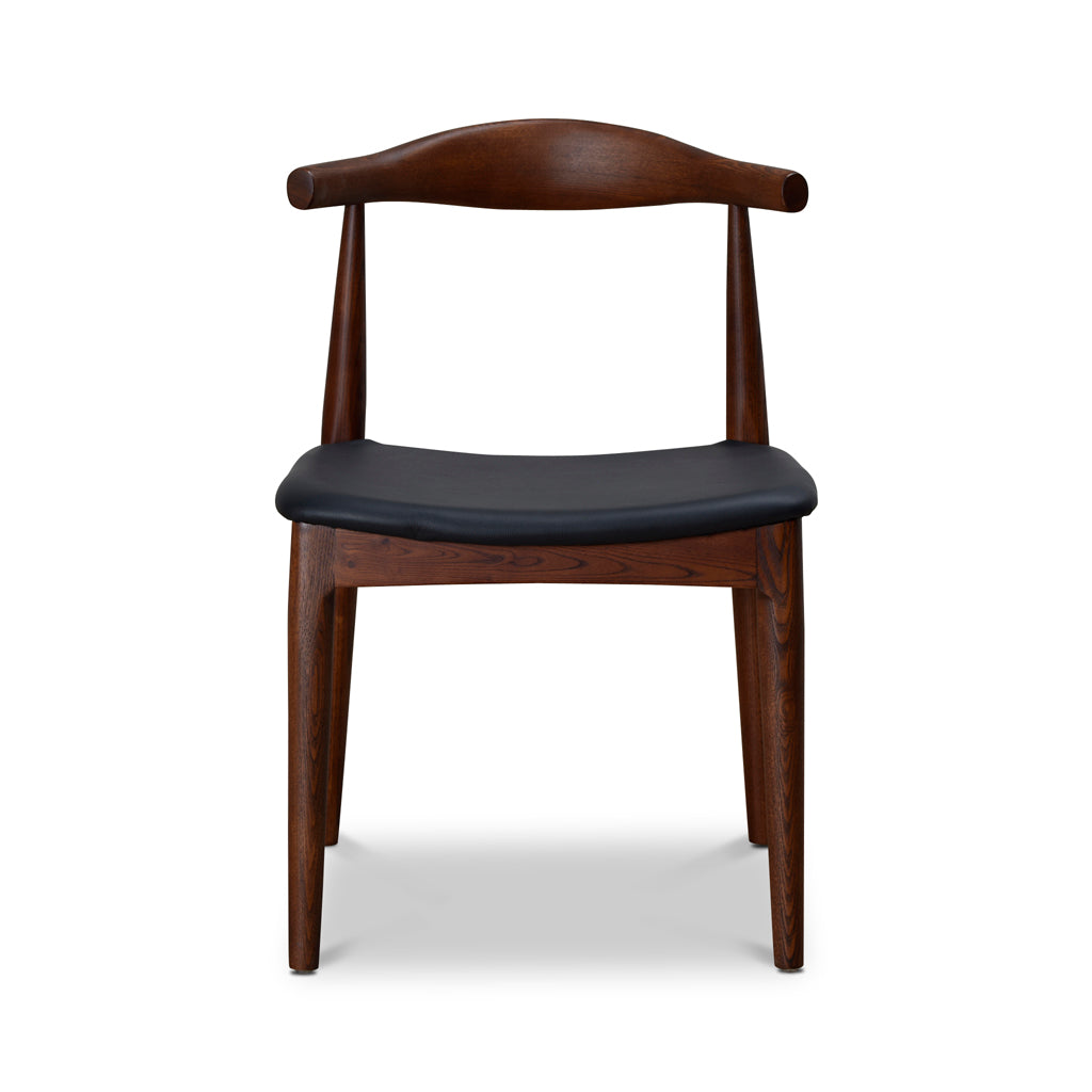 Elbow Verona Dining Chair - Dark Brown (Set of 2)