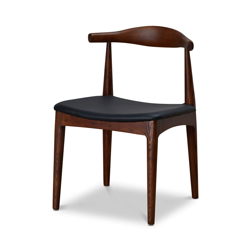 Elbow Verona Dining Chair - Dark Brown (Set of 2)