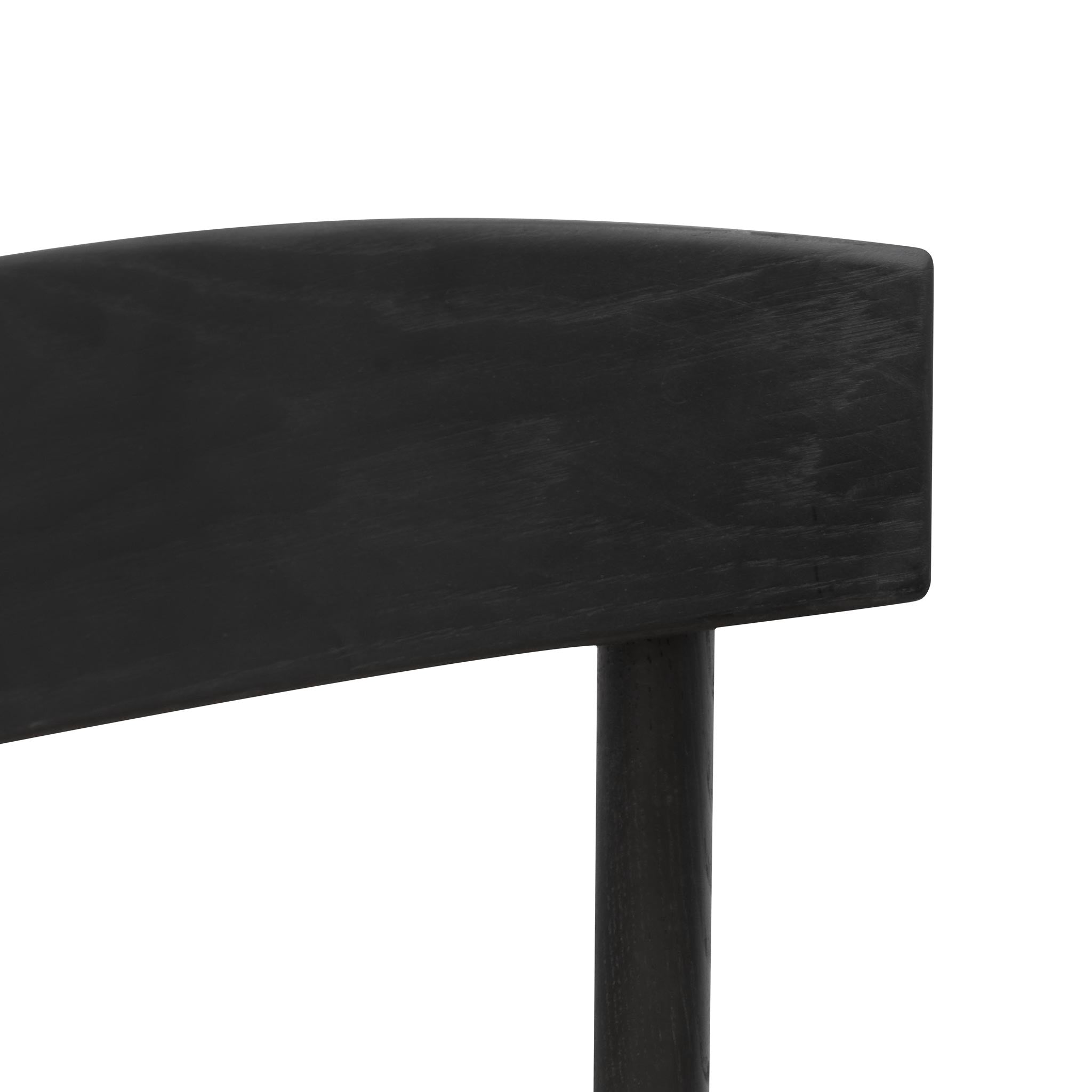 Rattan Black Verona Dining Chair - Natural Seat (Set of 2)