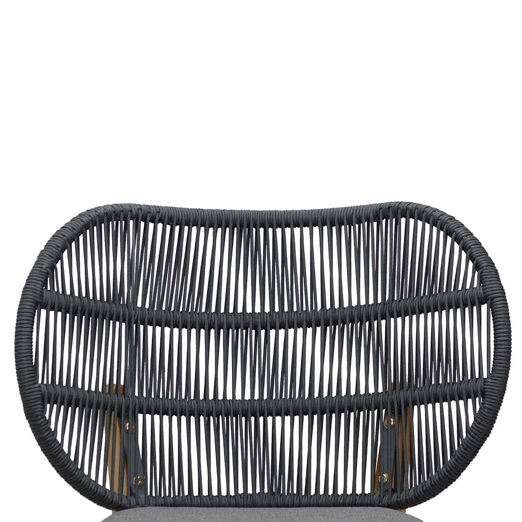 Outdoor Verona Dining Chair - Anthracite Grey Cushion (Set of 2)