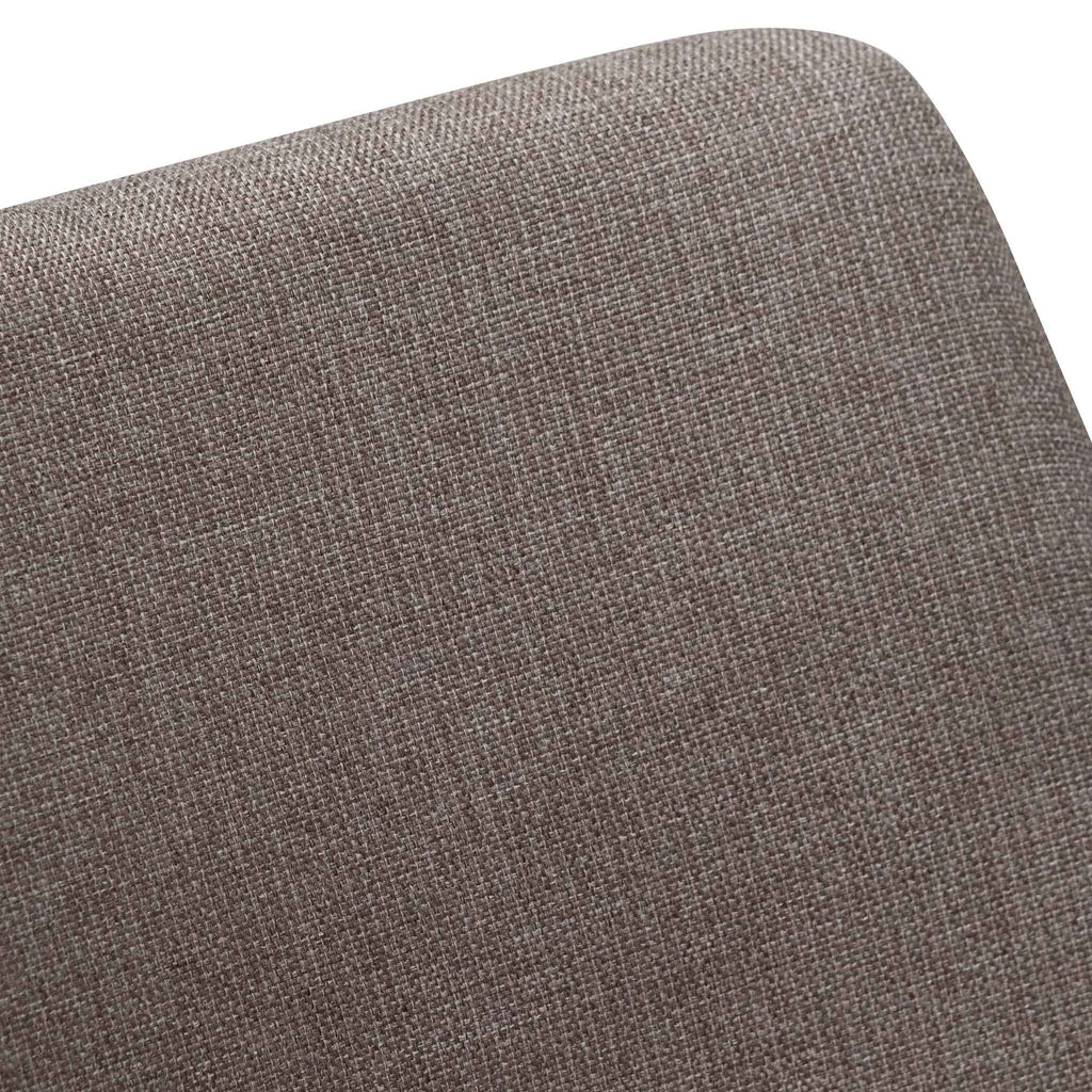Fabric Verona Dining Chair - Brown Grey (Set of 2)