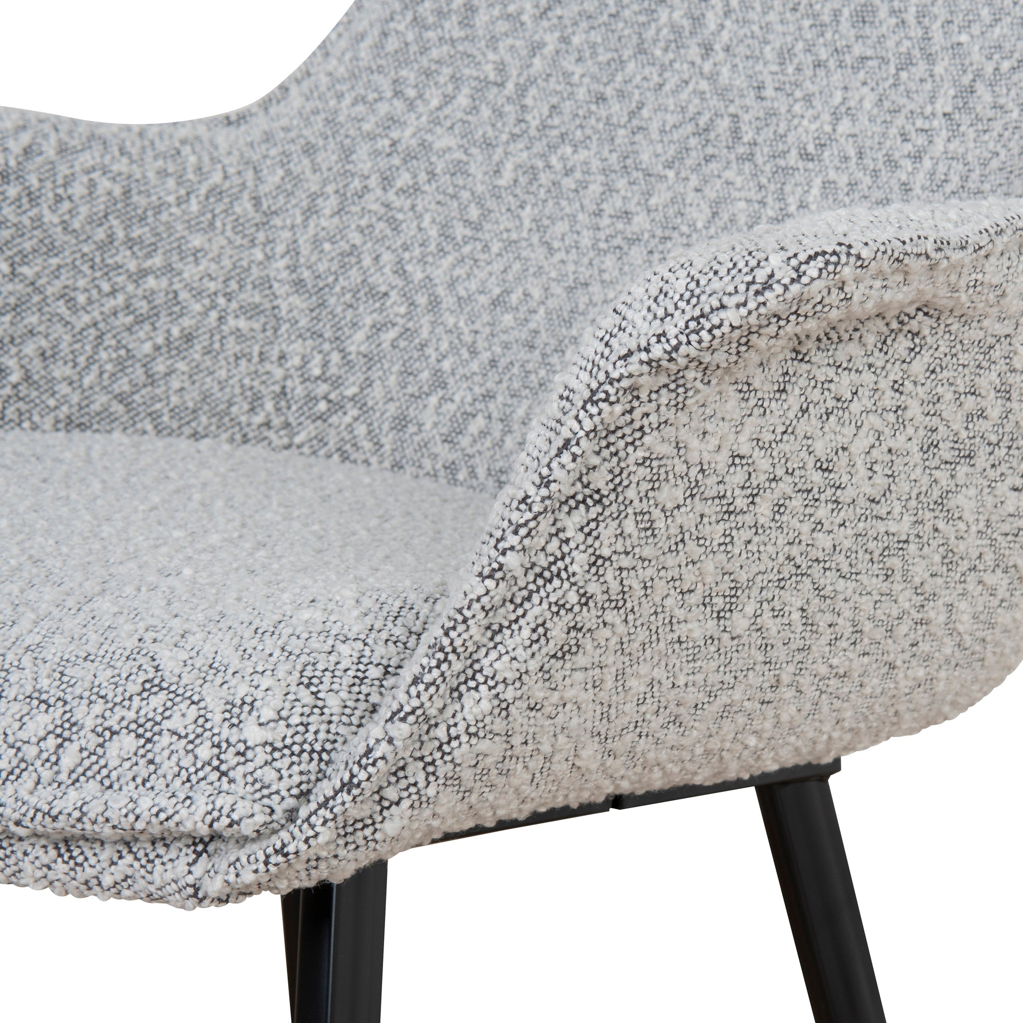 Verona Dining Chair - Moonlit Pepper Boucle (Set of 2)