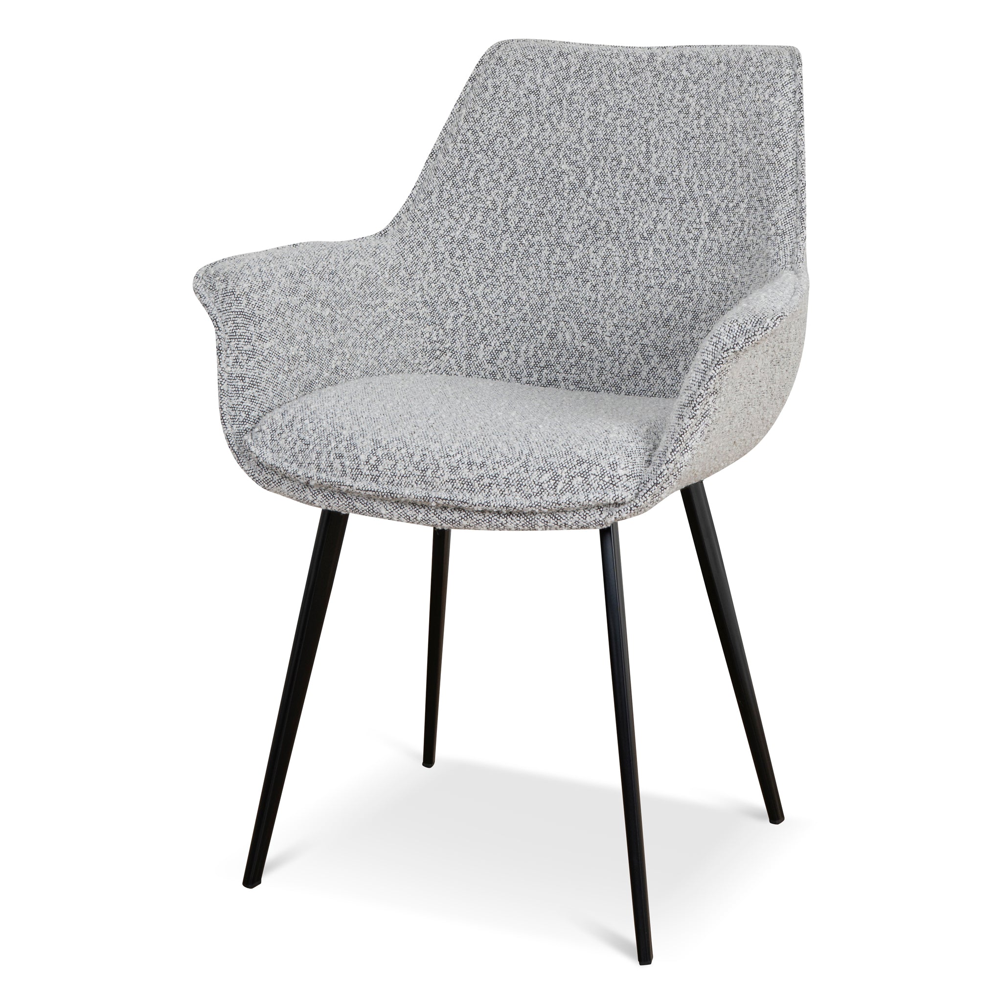 Verona Dining Chair - Moonlit Pepper Boucle (Set of 2)