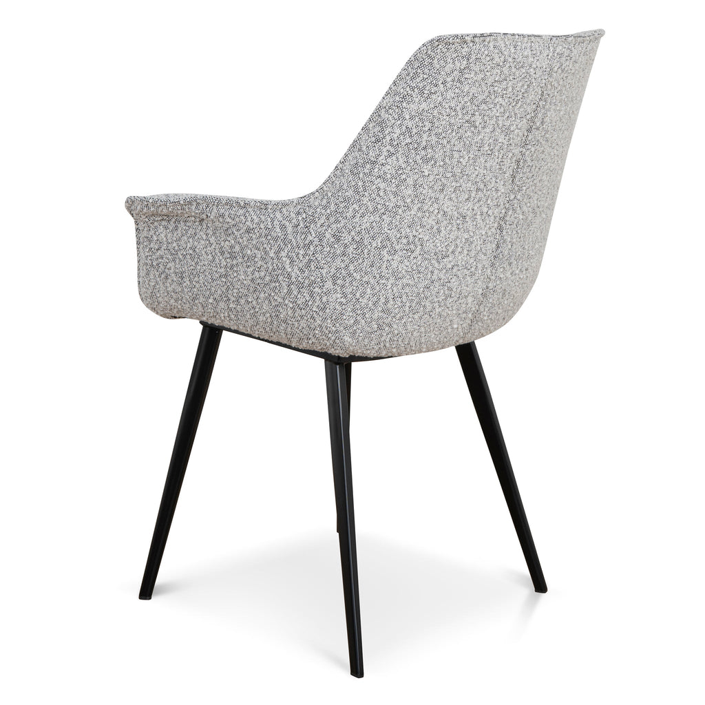 Verona Dining Chair - Moonlit Pepper Boucle (Set of 2)