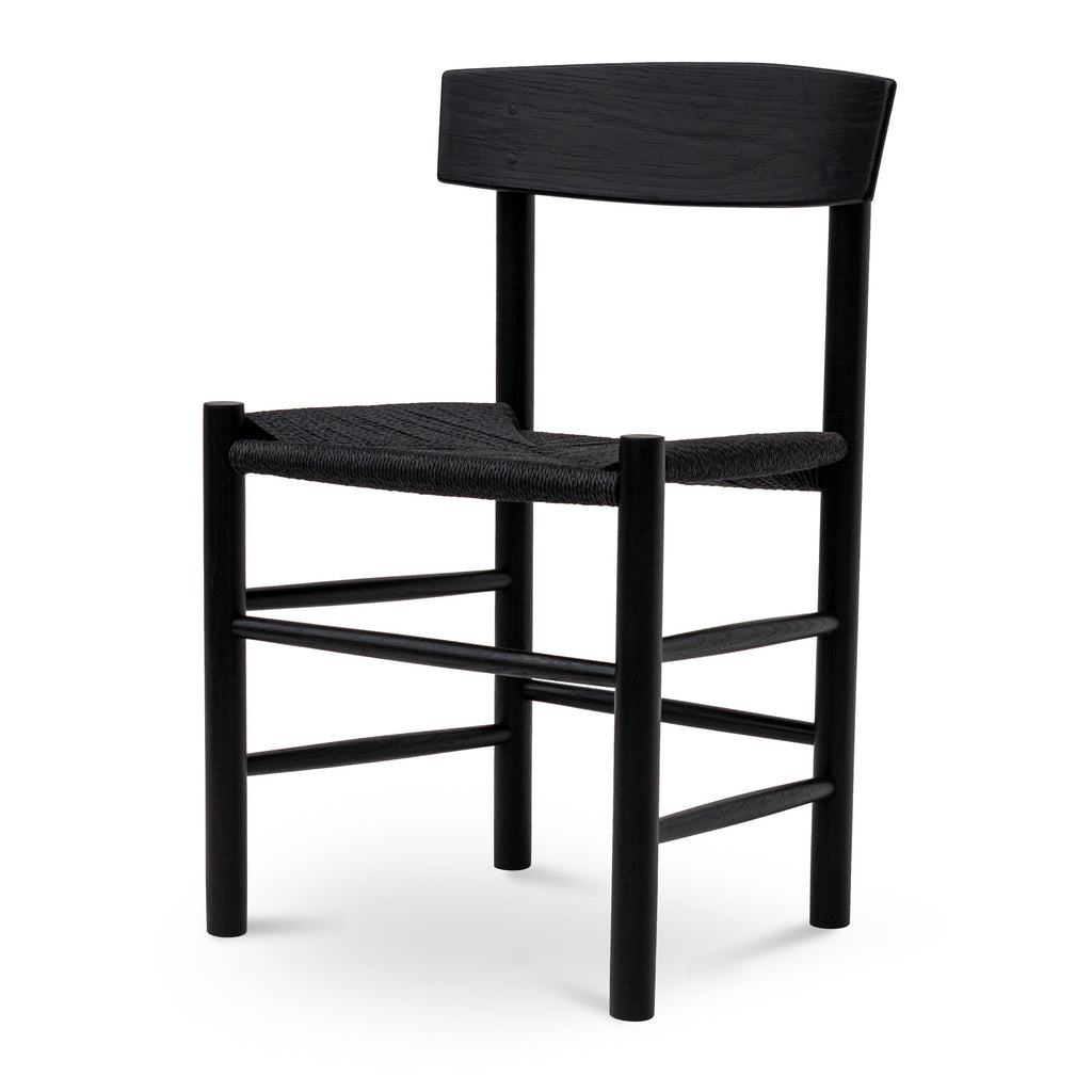 Rattan Verona Dining Chair - Full Black (Set of 2)