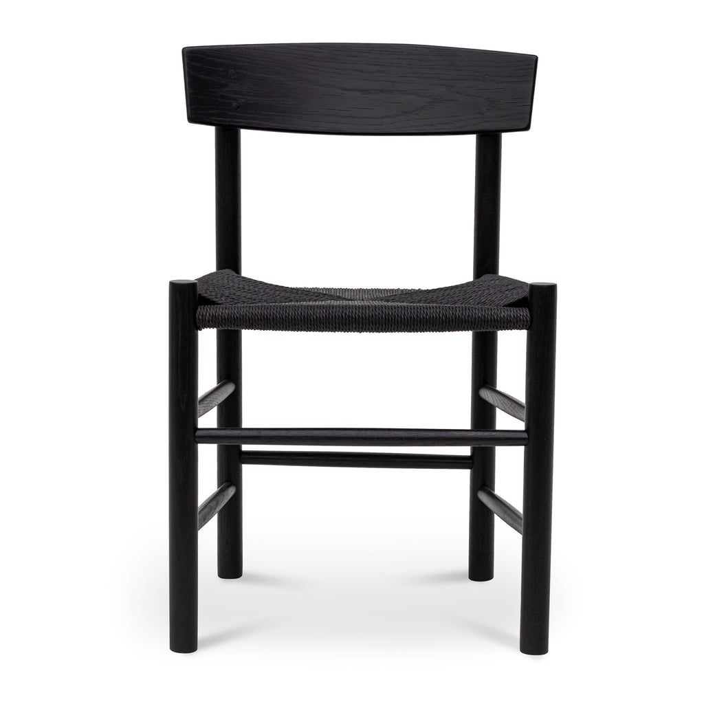 Rattan Verona Dining Chair - Full Black (Set of 2)