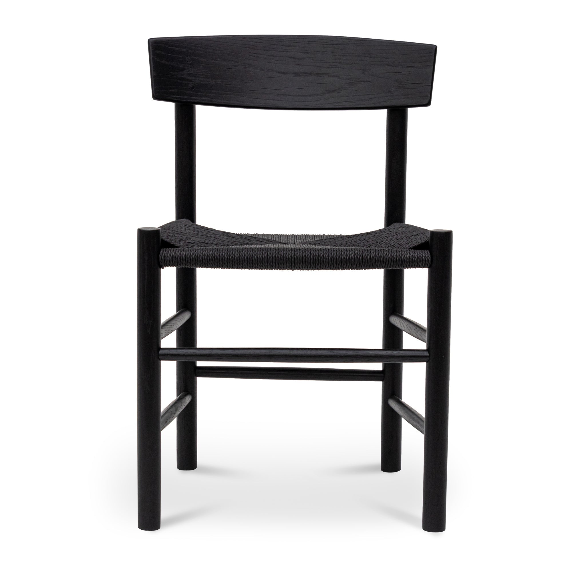 Rattan Verona Dining Chair - Full Black (Set of 2)