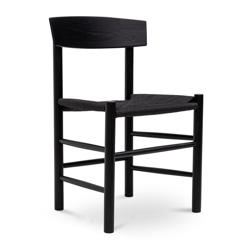Rattan Verona Dining Chair - Full Black (Set of 2)