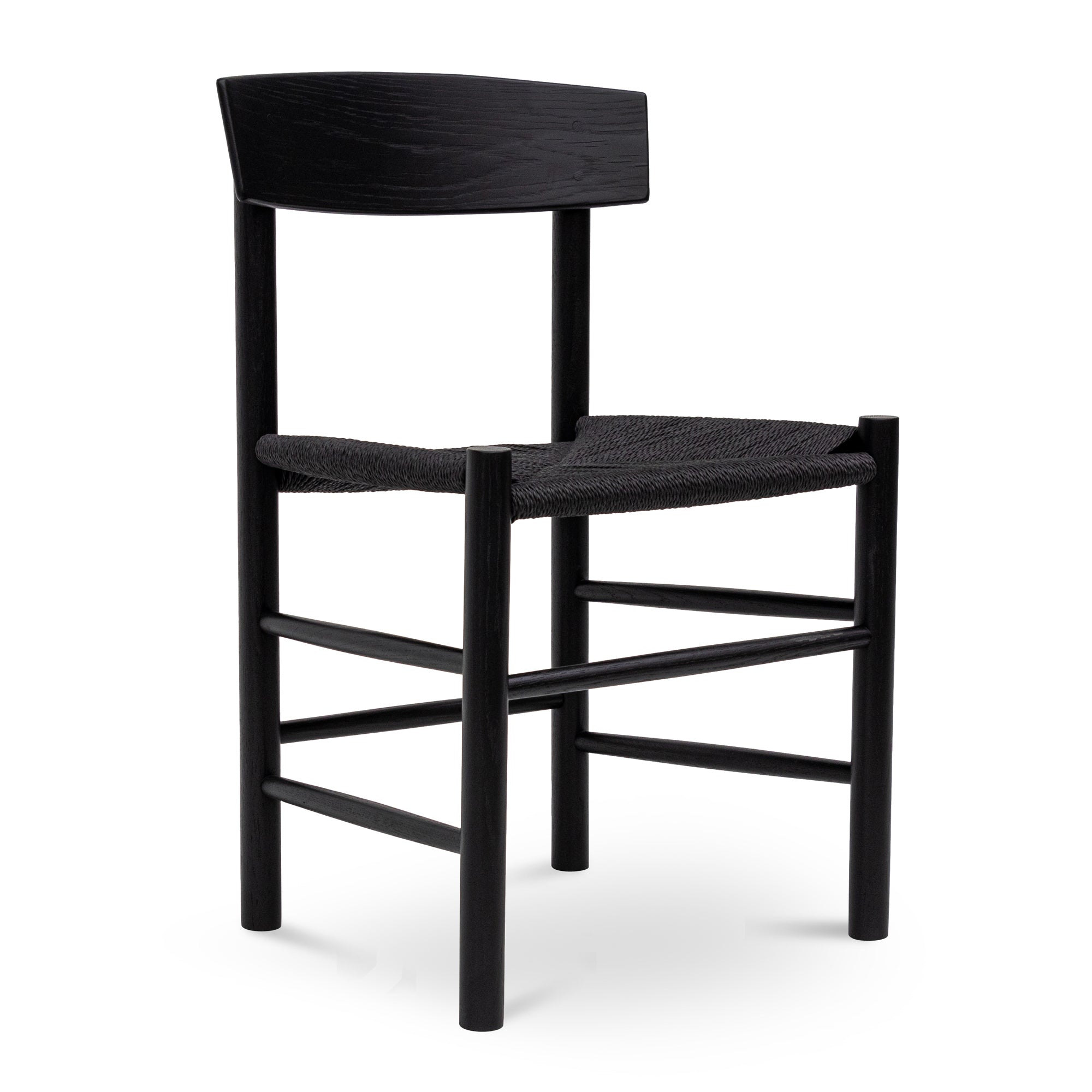 Rattan Verona Dining Chair - Full Black (Set of 2)