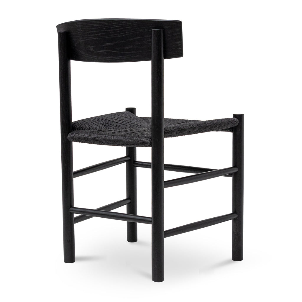 Rattan Verona Dining Chair - Full Black (Set of 2)