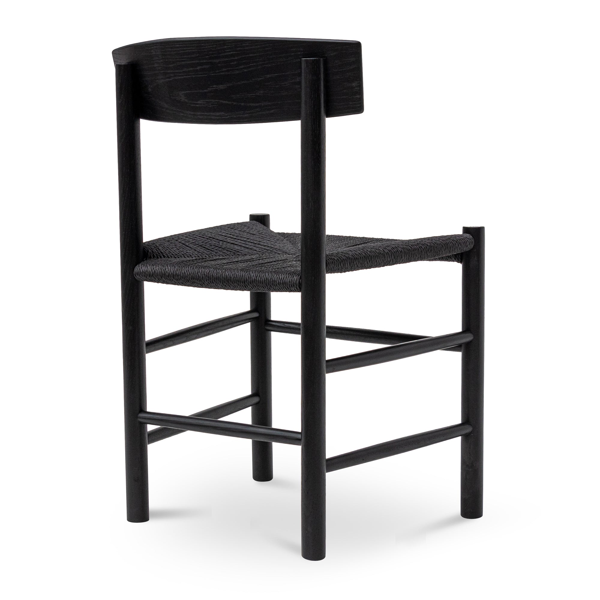 Rattan Verona Dining Chair - Full Black (Set of 2)