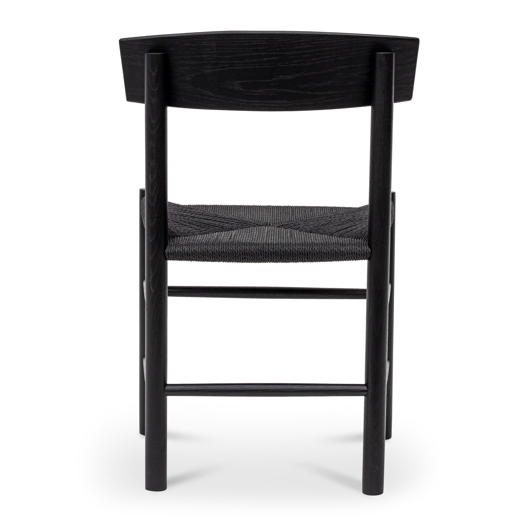 Rattan Verona Dining Chair - Full Black (Set of 2)