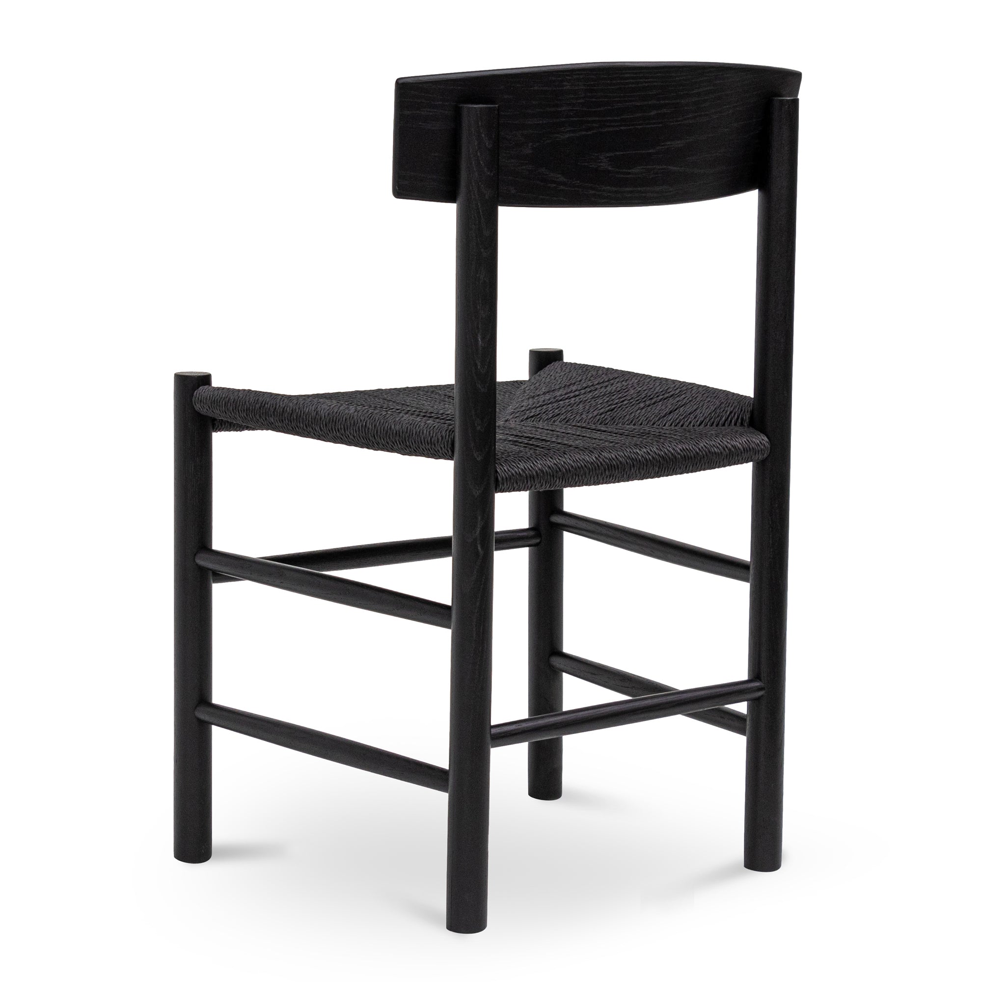 Rattan Verona Dining Chair - Full Black (Set of 2)