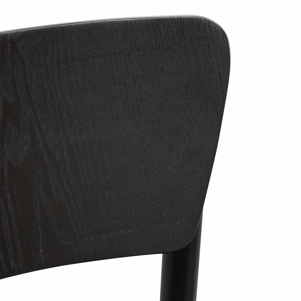 Rope Seat Verona Dining Chair - Black (Set of 2)
