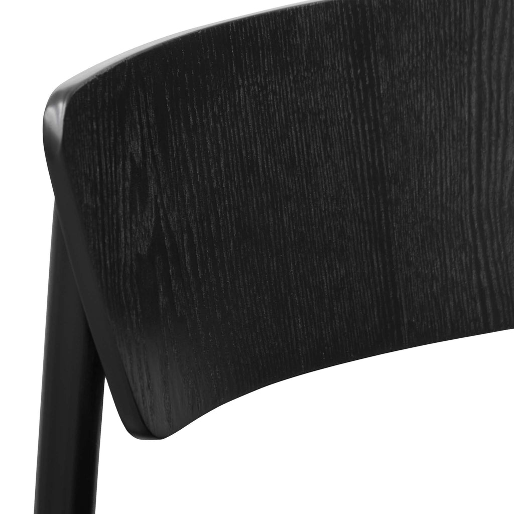 Rope Seat Verona Dining Chair - Black (Set of 2)