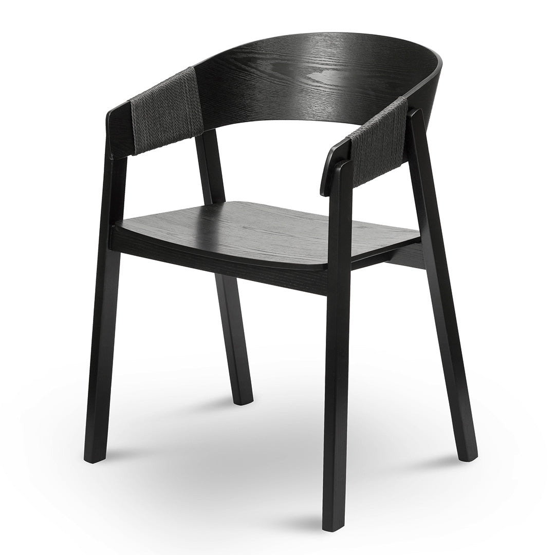 Verona Dining Chair - Full Black (Set of 2)