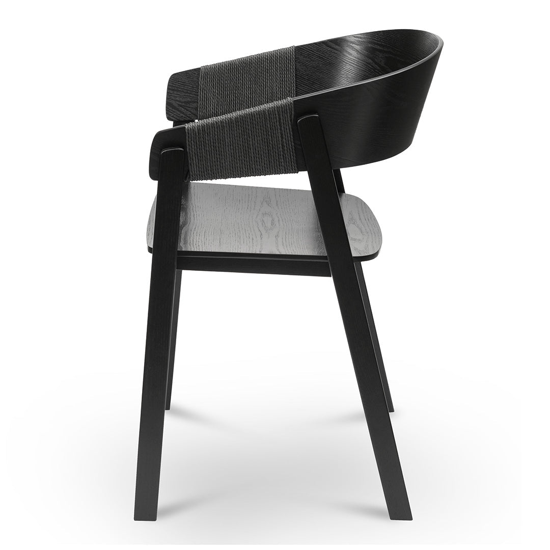 Verona Dining Chair - Full Black (Set of 2)
