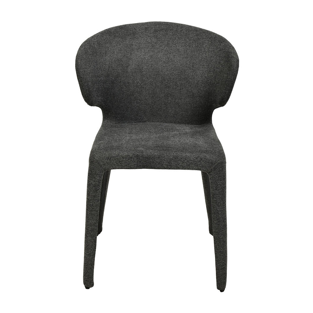 Fabric Verona Dining Chair - Charcoal Grey (Set of 2)