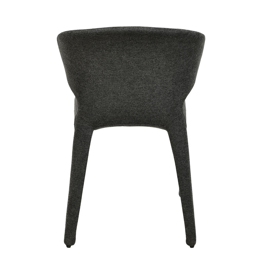 Fabric Verona Dining Chair - Charcoal Grey (Set of 2)