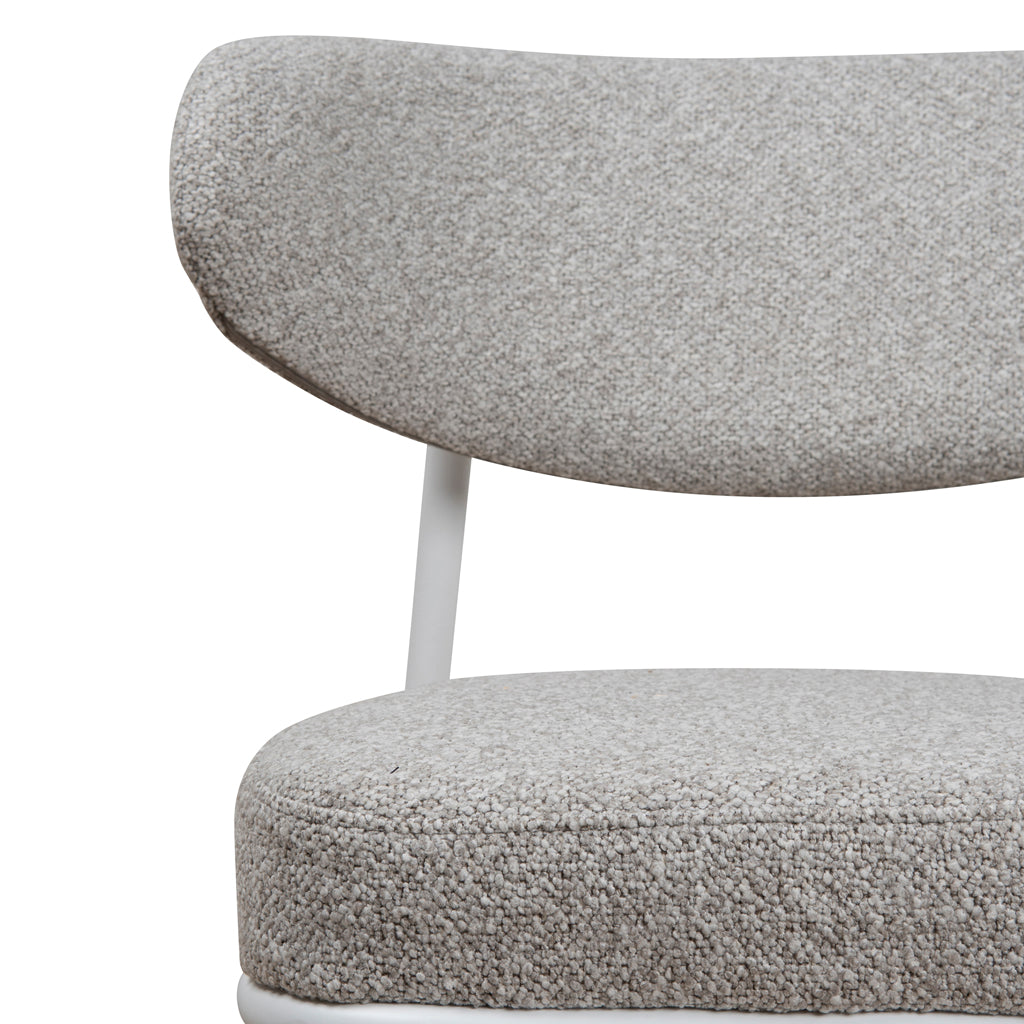 White Verona Dining Chair - Clay Grey (Set of 2)