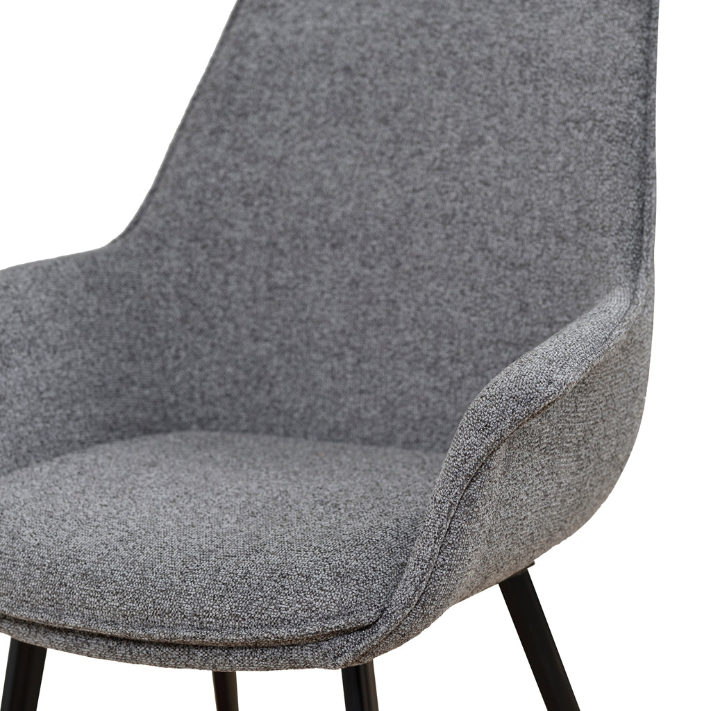 Verona Dining Chair - Spec Charcoal (Set of 2)