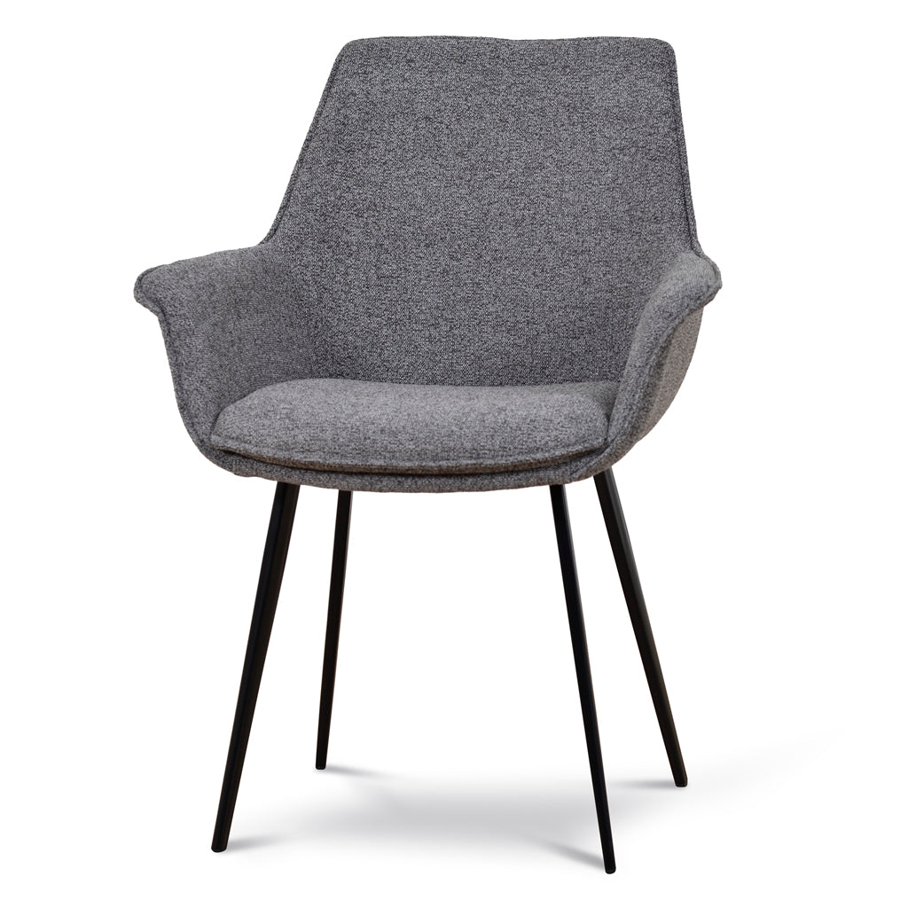 Verona Dining Chair - Spec Charcoal (Set of 2)