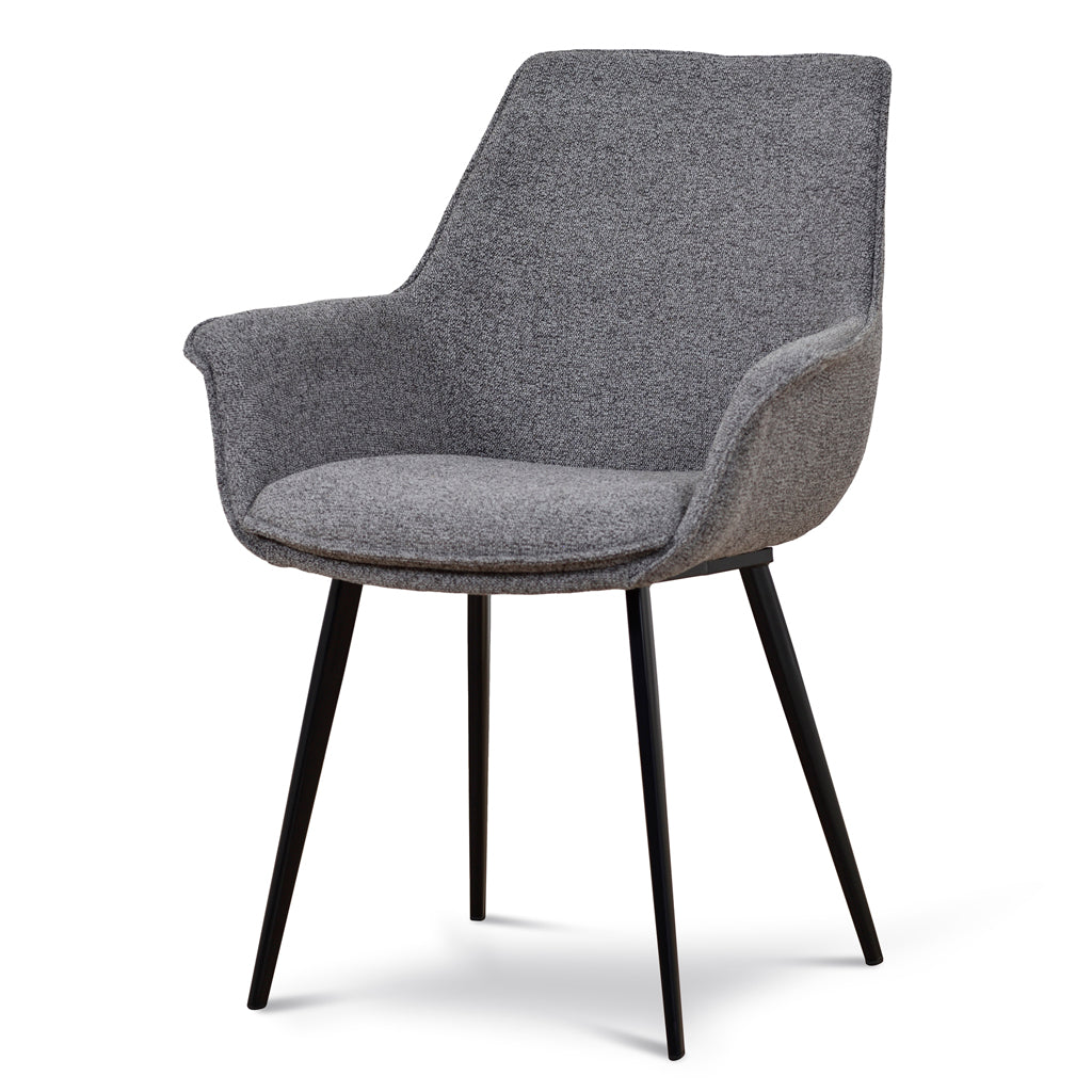 Verona Dining Chair - Spec Charcoal (Set of 2)