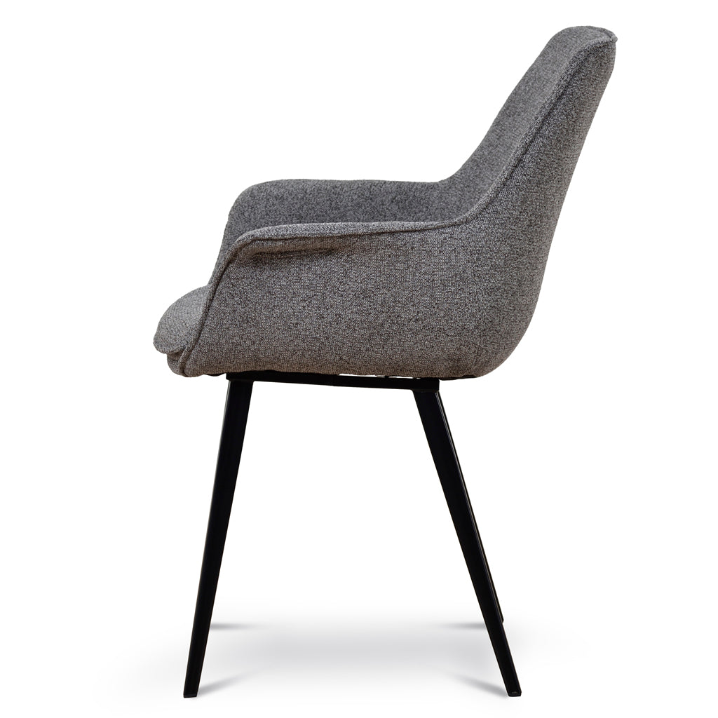 Verona Dining Chair - Spec Charcoal (Set of 2)