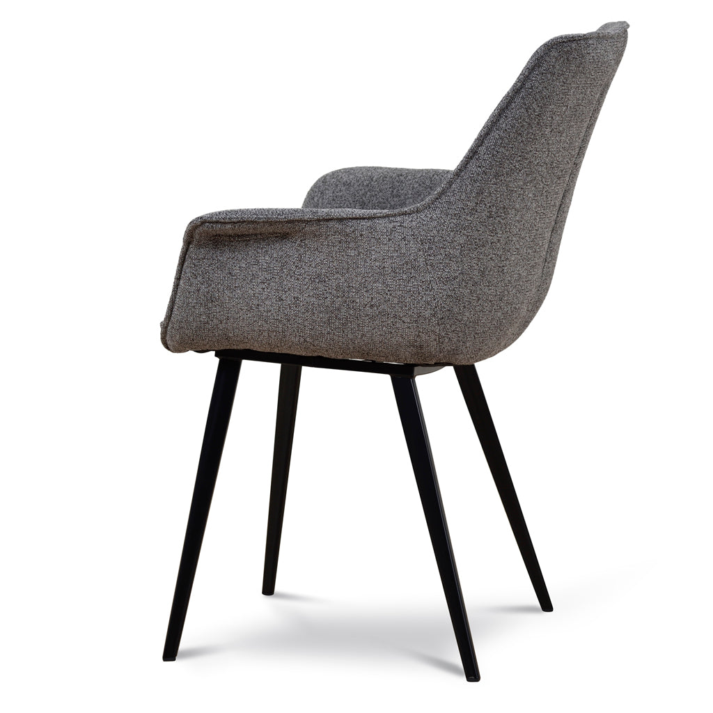Verona Dining Chair - Spec Charcoal (Set of 2)