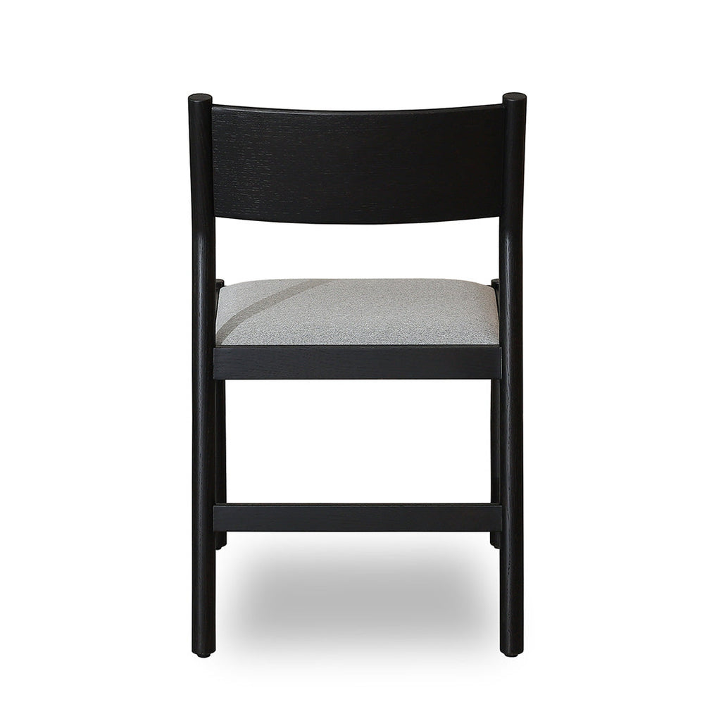 Mirit Black Verona Dining Chair - Moon Grey (Set of 2)