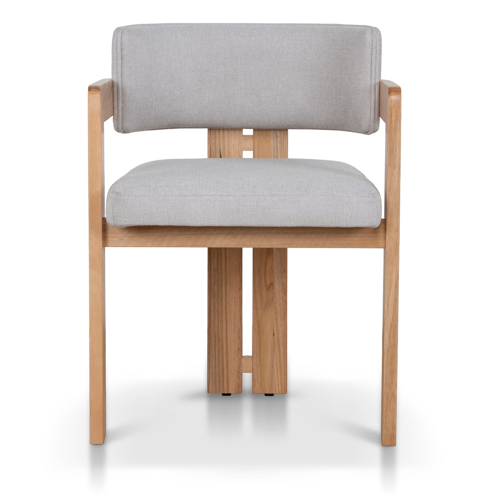 Natural Ash Verona Dining Chair - Stone Beige (Set of 2)