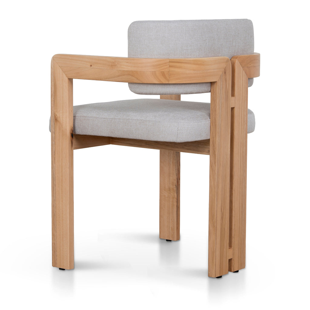 Natural Ash Verona Dining Chair - Stone Beige (Set of 2)