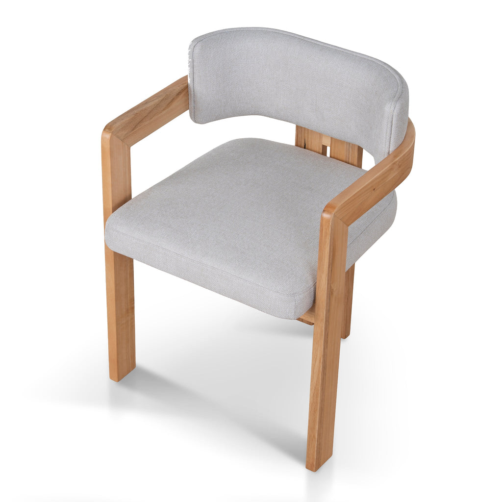Natural Ash Verona Dining Chair - Stone Beige (Set of 2)