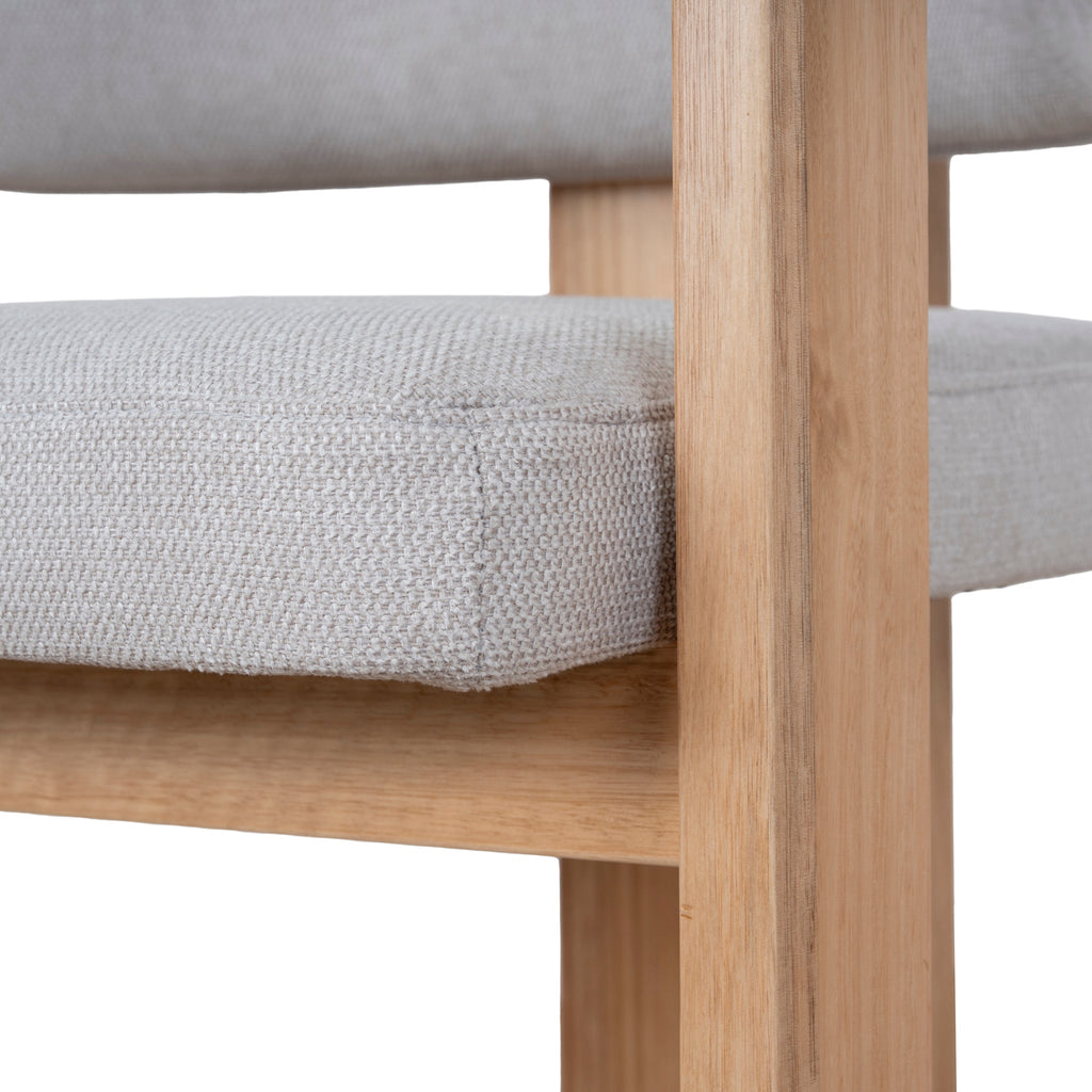 Natural Ash Verona Dining Chair - Stone Beige (Set of 2)