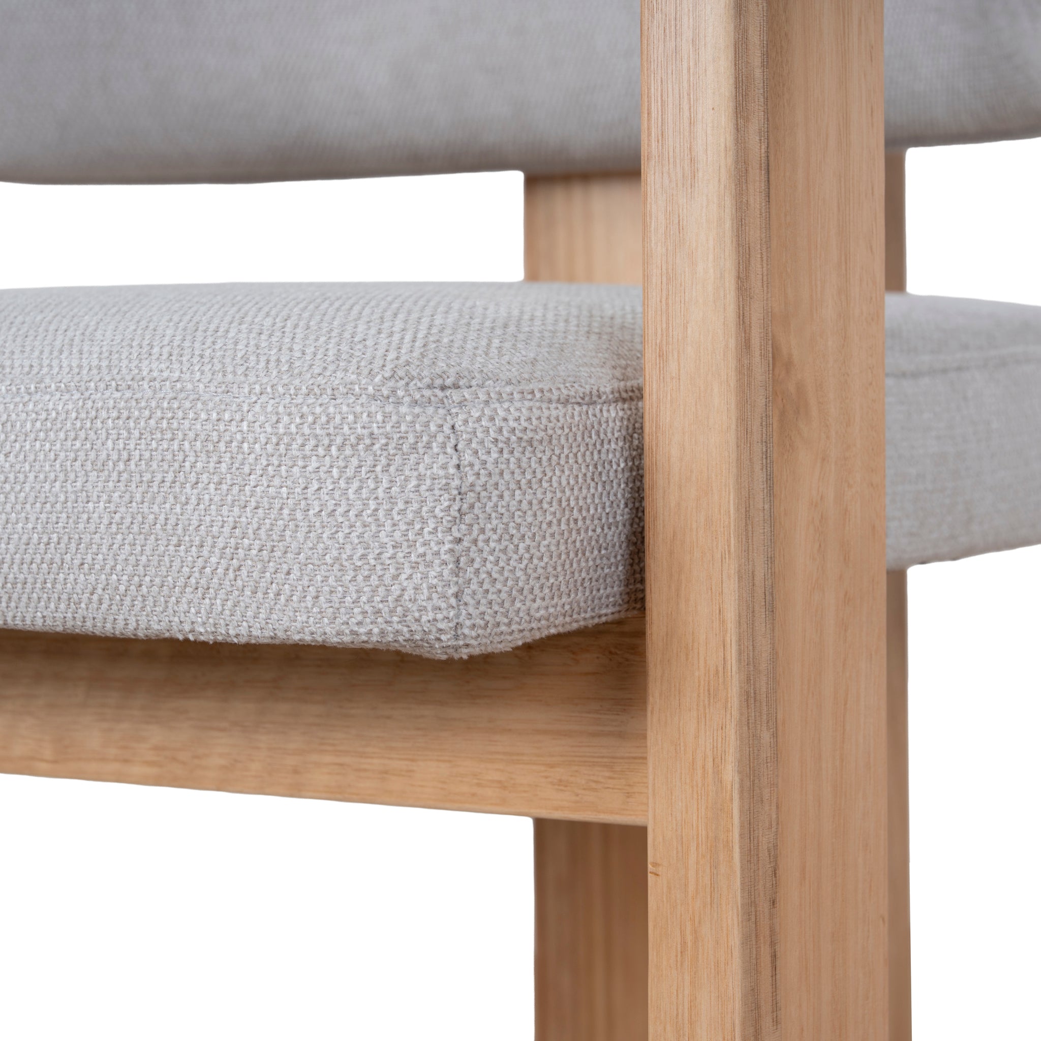 Natural Ash Verona Dining Chair - Stone Beige (Set of 2)