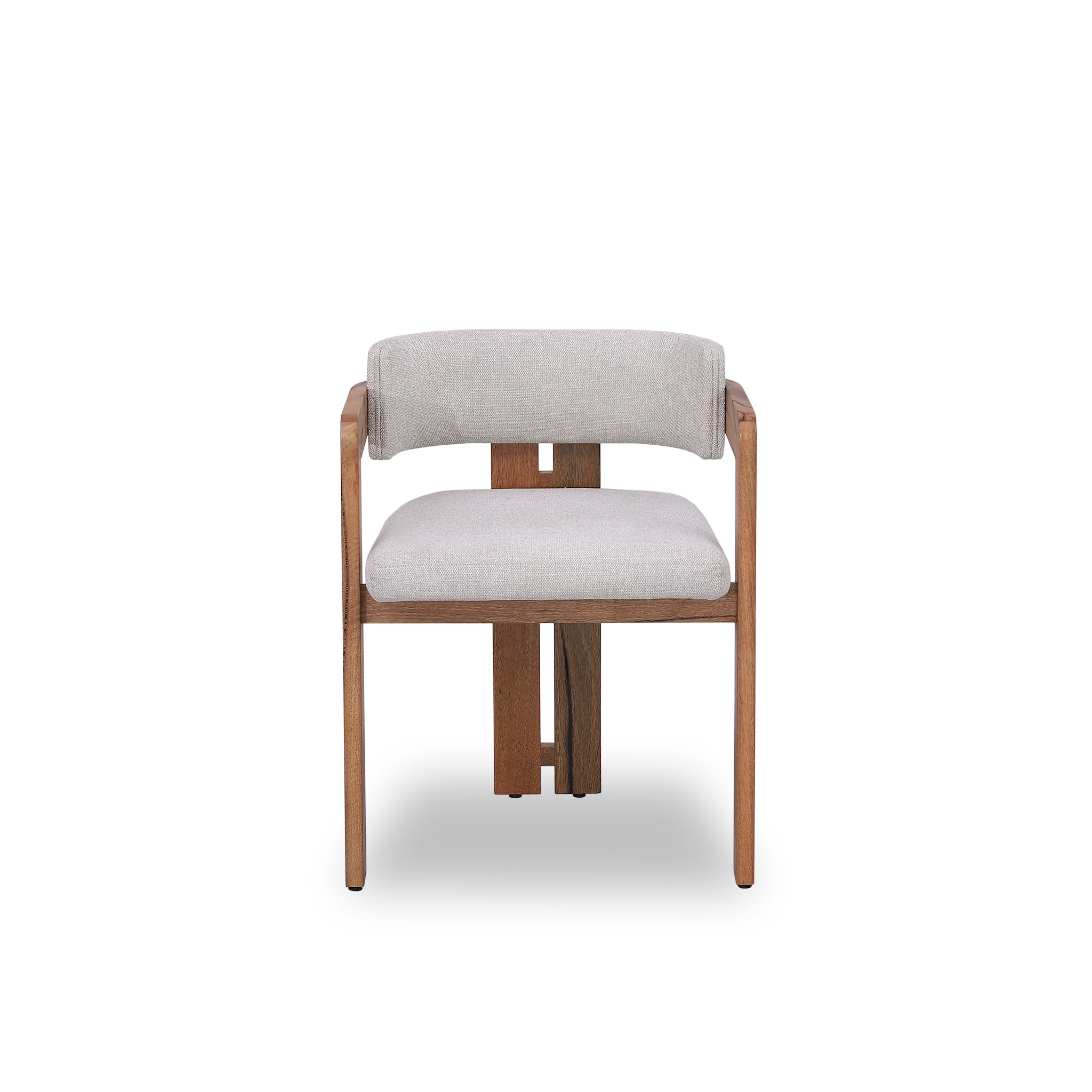 Natural Marri Verona Dining Chair - Stone Beige (Set of 2)