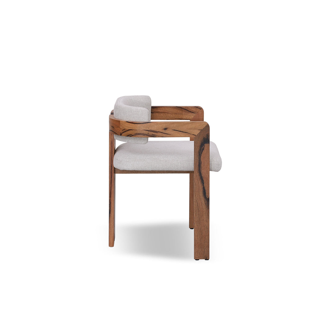 Natural Marri Verona Dining Chair - Stone Beige (Set of 2)