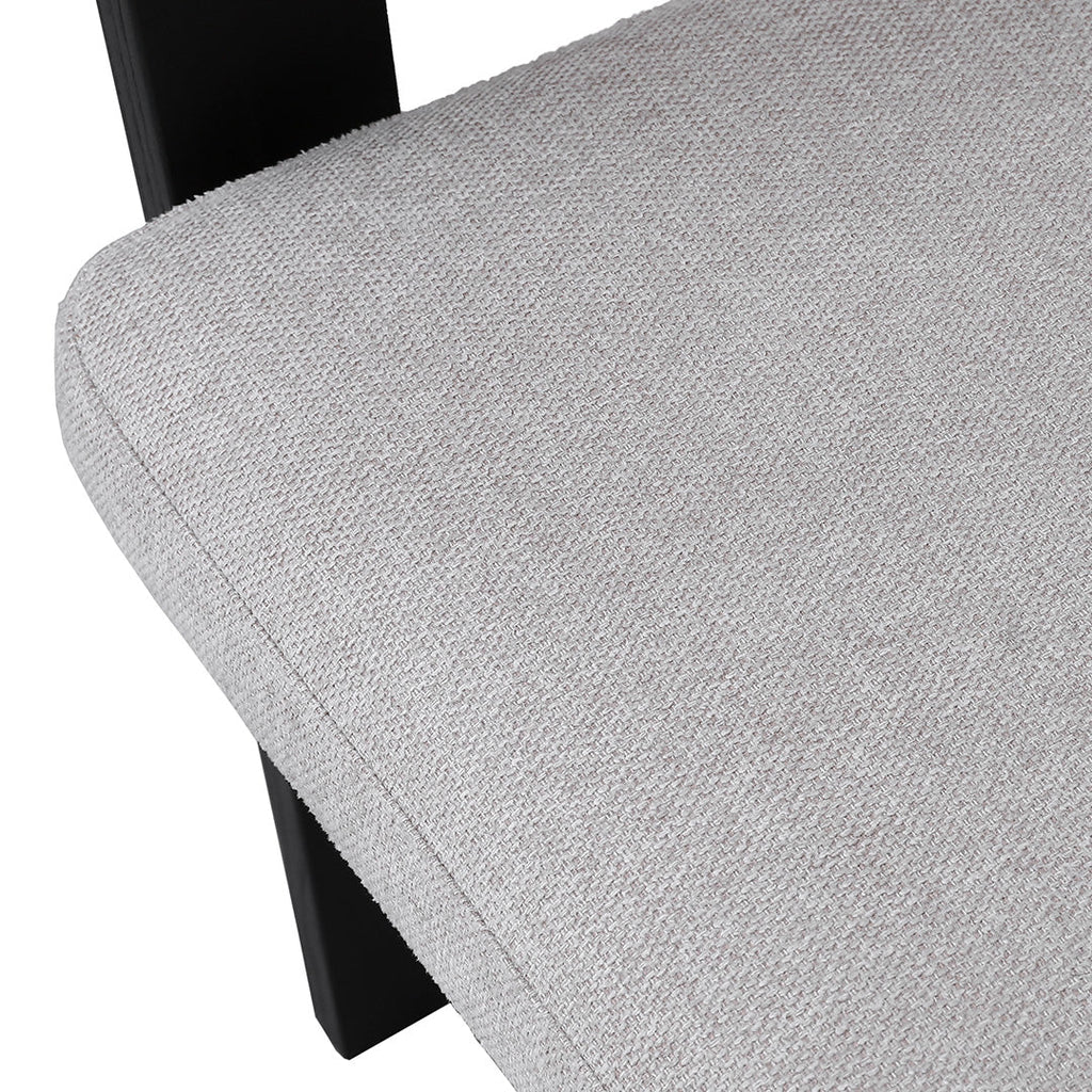 Black Verona Dining Chair - Stone Beige (Set of 2)