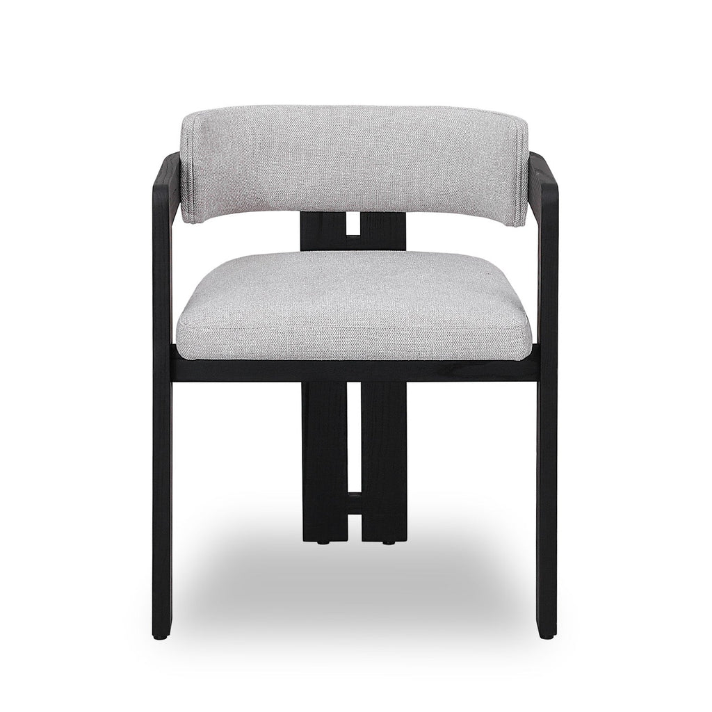 Black Verona Dining Chair - Stone Beige (Set of 2)