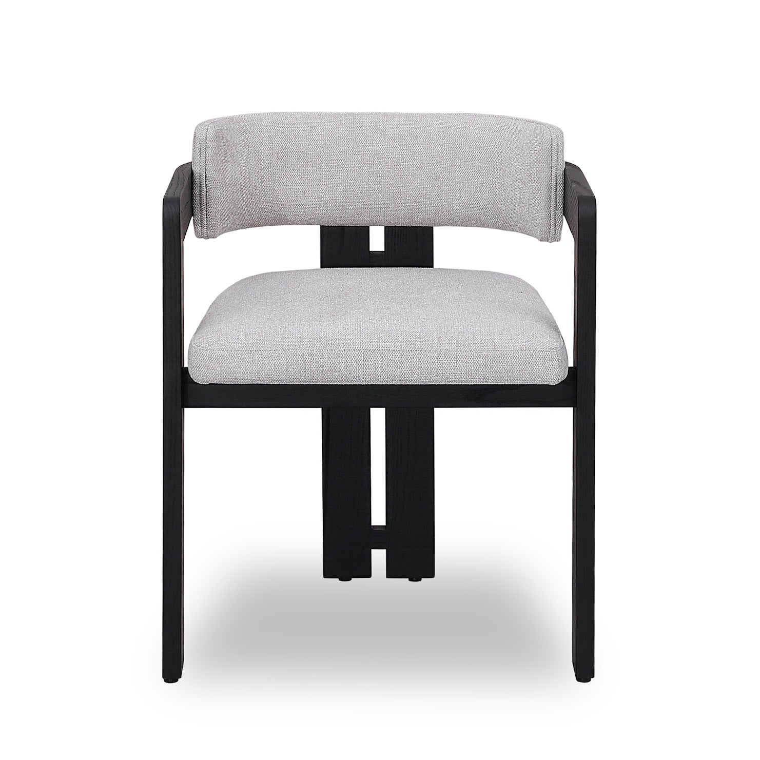 Black Verona Dining Chair - Stone Beige (Set of 2)