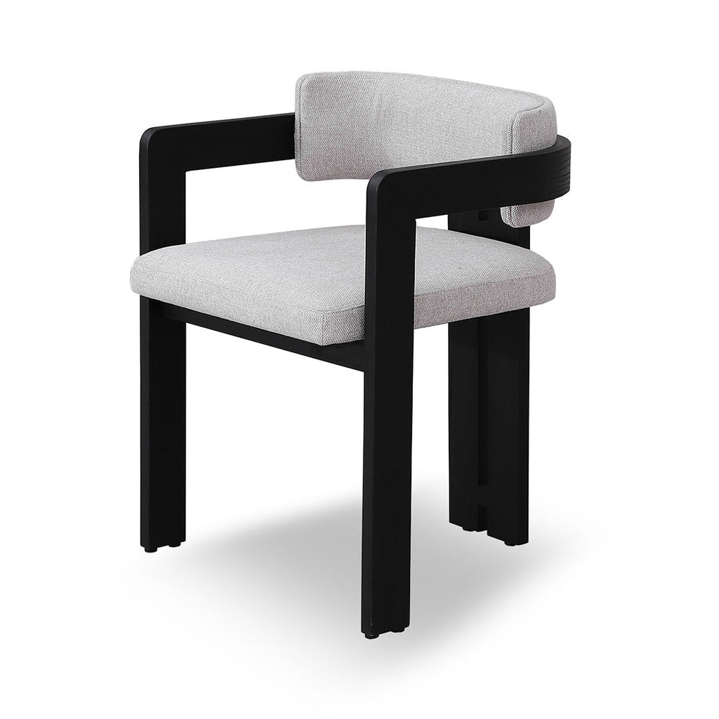 Black Verona Dining Chair - Stone Beige (Set of 2)