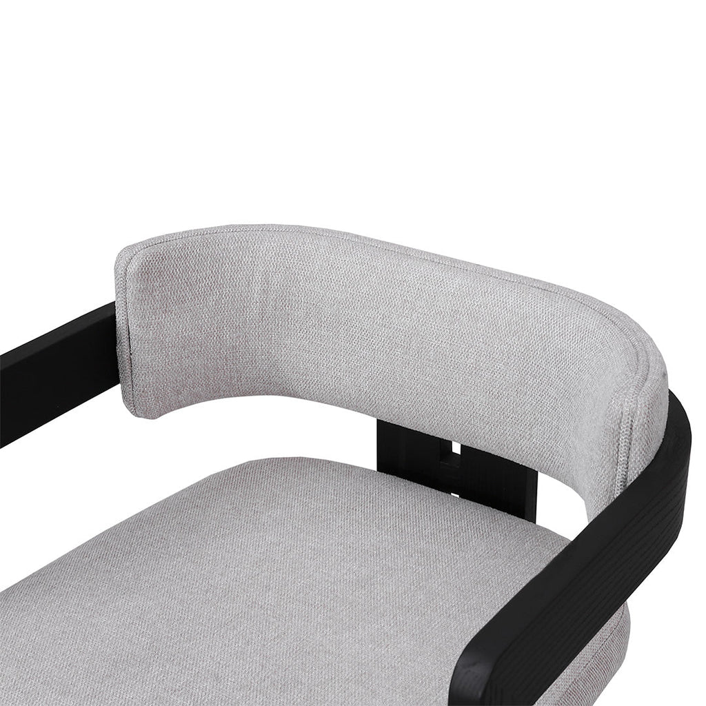Black Verona Dining Chair - Stone Beige (Set of 2)