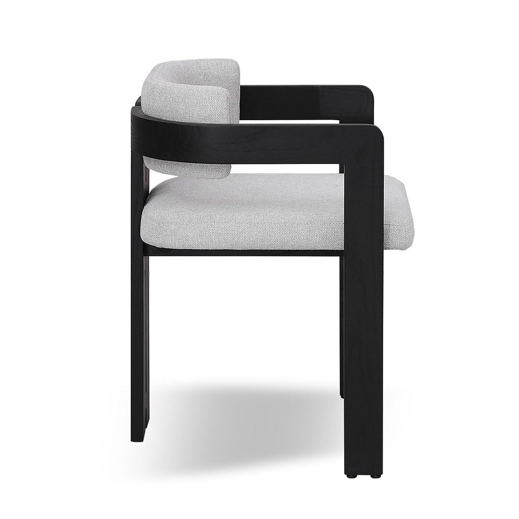 Black Verona Dining Chair - Stone Beige (Set of 2)