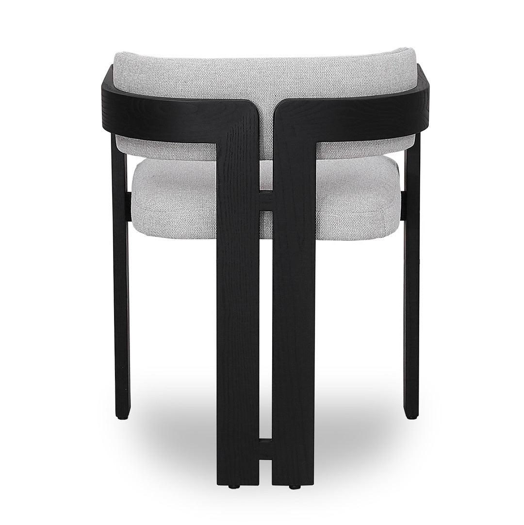 Black Verona Dining Chair - Stone Beige (Set of 2)